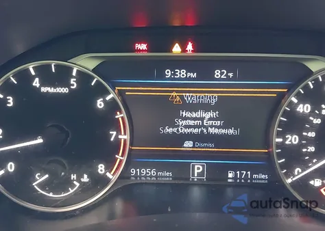 2022 Nissan Altima Sr Intelligent Awd из США, поврежденный, VIN 1N4BL4CW2NN346932